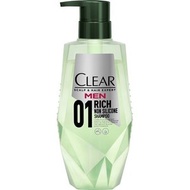 聯合利華 CLEAR 男士豐盈無矽靈洗髮精 按壓瓶 350g