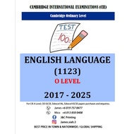 O Level ENGLISH (1123) 2017-June/Nov 2025 (Paper 1,2)
