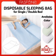 FASFONE Disposable Bed Sheet Travel 一次性床单 雙人 Lapik Tilam Queen Single Double