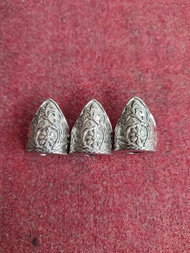 Ring pipa rokok alpaka once padudan model Oval Motif Bunga ukuran 15x18