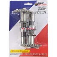 HONDA RS150 V1 V2 V3 SUM RACING HIGH CAM RS 150 RS150R CAMSHAFT TIMING HEAD BLOCK SUM RACING RED LEO