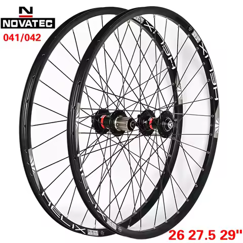 Novatec Bicycle Wheel Set 26/27.5/29 Inch With D042SB Hubs QR SunRingle Rim 32 Holes MTB BIKE Wheel