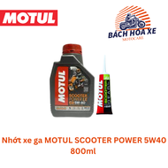 Nhớt xe ga MOTUL SCOOTER POWER 5W40 800ml