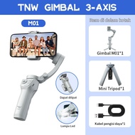TNW M01 3-Axis Smartphone Gimbal Stabilizer with Fill Light Anti-shake Handheld Gimbal Phone Holer V