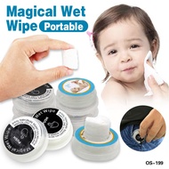 Magical Wet Wipes || Safe for Baby Non-Alcohol Anti-bacterial Disinfectant Tissue || Disposable Portable Capsule One Time