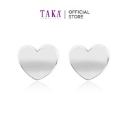 TAKA Jewellery Dolce 18K Gold Earrings Heart
