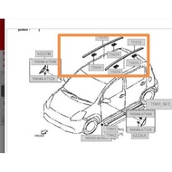 PERODUA MYVI TOP ROOF MOULDING ORIGINAL 75551-BZ020-000