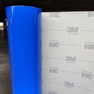 สติ๊กเกอร์สะท้อนแสง 3M 610 แท้ งานตัด สีน้ำเงิน ขนาด ด้านในได้เลยจ้า
