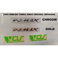 A PAIR OF ORIGINAL NMAX EMBLEMS