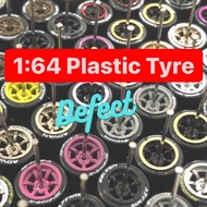 Defect Item | 1:64 Comold & Enkei Plastic Tire | fit Hot Wheels Tomica Matchbox 1/64 toy cars | 1 se