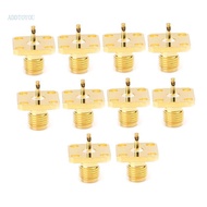 【3C】 10pcs SMA Female Chassis Panel Mount 4 Hole Post Terminal RF Connector Coaxial A