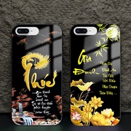 IPHONE 7, 8, 7 PLUS, 8 PLUS Case with Shiny Tempered Glass Back