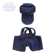 TOHESP Doll Overall, Cute Mini Doll Pants, Girls Pretend Play Toy Jean All-match Doll Clothing for 1