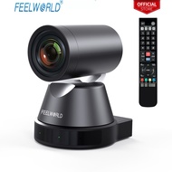 FEELWORLD 4K12X 4K PTZ Camera USB HDMI POE 12X Optical Pan Tilt Zoom, AI Auto Tracking Focus IP Remo
