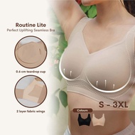 Adelais Routine Lite Perfect Uplifting Seamless Push Up Bra - Size S-3XL (1cm)
