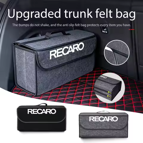 Car Trunk Storage Box Foldable Stowing Tidying Container Bag For Recaro