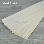 10pcs 500x100x0.75/1/1.5/2/2.5/3/4/5mm AAA+ Model Balsa wood sheets for DIY RC model wooden plane bo