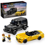 Đồ Chơi Lắp Ráp Siêu Xe Mercedes AMG GT Roadster 2024 & AMG G63 - Lego Speed Champions 76924 (808 Mả