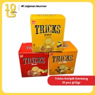 Tricks Kimchikeripik kentang/BulgogiOriginal/BBQ/Rendang Potato Baked Crisps 10 @12gr