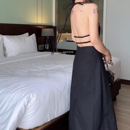 YEM Dress | Mir.byhi | Linen halter neck dress