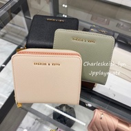 CHARLES &amp; KEITH กระเป๋าสตางค์  รุ่น Classic Zip Mini Wallet :  CK6-10770353-5 พร้อมกล่อง ถุงผ้า และถุงกระดา