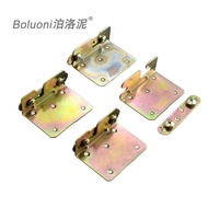 Thickened heavy-duty European-style bed hinges, furniture bed accessories, hardware, plug-in bed fit