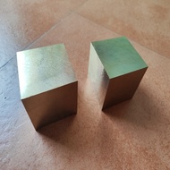 Brass Block H59 Brass Plate 10 * 10 50 * 50 70 * 70mm Square Copper Block Brass Block Round Block