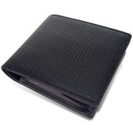 Tochigi Leather Men's Two-Fold Wallet Made in Japan Glen Check 4OO3458 (Various Colors)