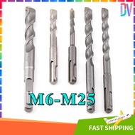 SDS-Plus-1 Shark Concrete Drill Bit Size:M6-M25 Dual Tungsten Carbine Tip [DVA]