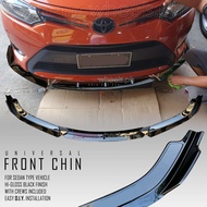 ✽✗Version 2Universal Glossy Front chin/Front Bumper kits Mirage Hb, G4 , Civic , City , Vios , altis