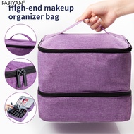 Double Layer Cosmetic Bag Large Travel Make Up Bag Ladies Luxury Waterproof Oxford Cloth Storage Bag