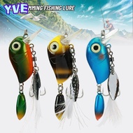 YVE Fishing Lure Portable Sequins Metal 3.8cm 5g Treble Hook
