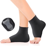 Achilles Heel Sleeve Achilles Tendon Heel Protector Compression Socks, Gel Padded Sleeve for Bursiti