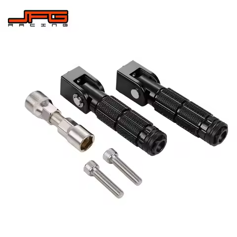 Foldable Foot Pegs Footpegs Rear Passenger Footrests Motorcycle Accessories For GT73 GT 73 Electric 