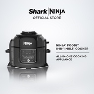 Ninja Foodi 8 in 1 Multi cooker in one pot Pressure cooker Broil Dehydrate Slow Cooker Air Fryer Grill Sear/Saute Steam &amp; More with 6L Capacity and Recipe Book - Ninja OP300