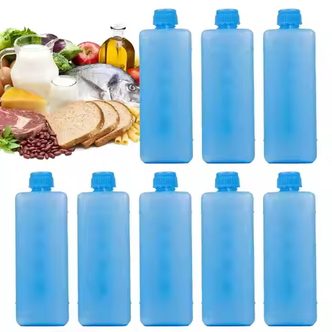 Reusable Ice Freezer Pack Refrigerator Ice Blocks Ice Crystal Box Cold Freezer Pack Picnic Fresh Foo