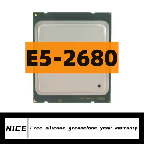 E5-2680 CPU Xeon E5 2680 2.7 GHz Eight-Core Sixteen-Thread CPU Processor 20M 130W LGA 2011