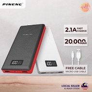 ORIGINAL PINENG POWERBANK PN-969 POWER BANK 20000mAh PN969 Power Bank 20k mAh capacity