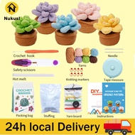 DIY Crochet Kit for Beginners Complete Crochet Knitting Kit Adorable Plant Crochet Starter Pack