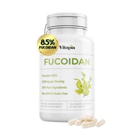 Pure Fucoidan 85% Brown Seaweed Extract for Immune, Strong Cellular Health, Digestive Support - 1000