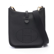 【二手】愛馬仕 HERMES Evelyne TPM 黑色肩包 其他 Evelyne Amazon TPM 黑色 女士二手 A