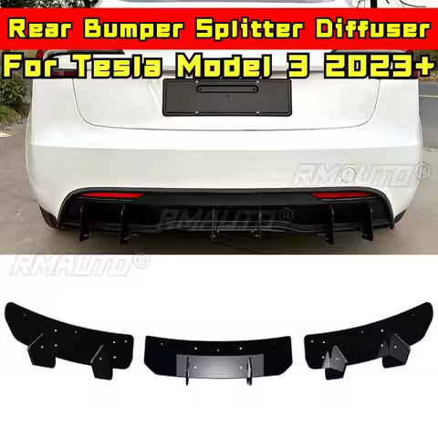 For Tesla Model 3 Body Kit Rear Bumper Diffuser Lip Bumper Protector Guard Cover for Tesla Model 3 2