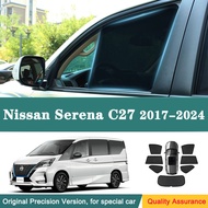 Sun shade car curtain For Nissan Serena C27 2017-2024 Car Sun Visor Accessories Window Windshield Cover SunShade Curtain Mesh Shade Blind