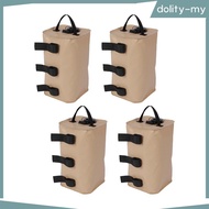 [dolity] 4Pcs Sand Weights Bags with Pothook Canopy Weight Bags Portable Gazebo Pole