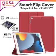 Ipad Gen 2/Case iPad 2 9.7 Inch/Cover iPad 2 Smart Cover Flip Case Standing Casing AutoLock Smartcas