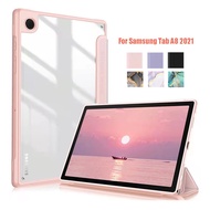 For Samsung Galaxy Tab A8 10.5 inch 2023 Tablet Cover Samsung Tab A8 10.5 inch SM-X200/X205 X207 Tri-folding Stand Case