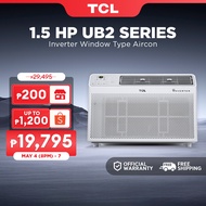 TCL 1.5 HP AI Full DC Inverter Window-Type Air Conditioner - TAC-12CWI/UB2 Aircon