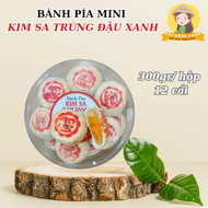 Bánh Pía Mini Kim Sa Trứng Chảy Dẻo Nhân Vị Ngọt bánh pía nhỏ sóc trăng 300gr/12 cái chibongshop1