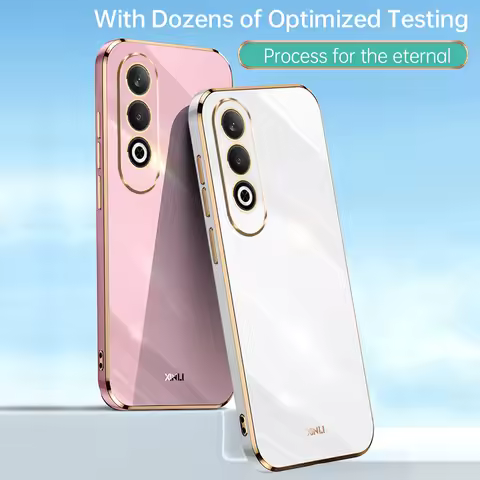 Plating Square Frame Phone Case for OPPO K12 K11 K10 K9 K7X K1 Find X7 X6 X5 X3 X2 Neo Lite Pro 5G A