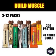 Barebells Protein Bar 3-12 Bars Healthy Meal Low carb High Protein Build Muscle Various Flavour